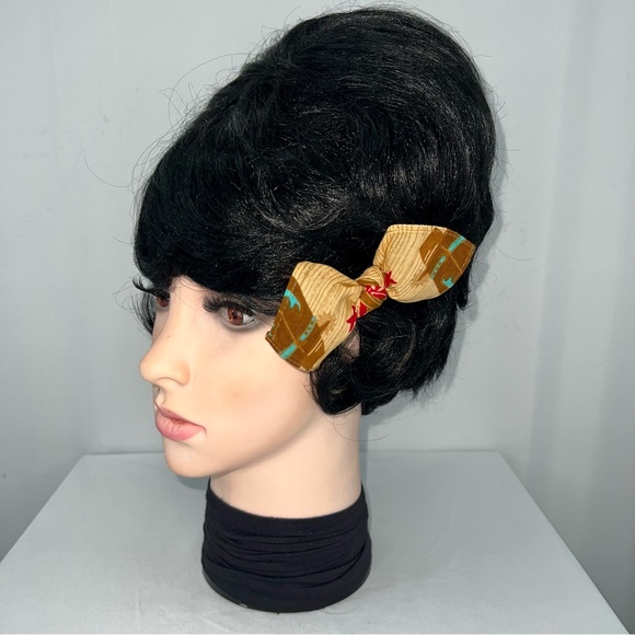 Cowboy Boots Western Bandana Knotted Hair Bow - Picture 6 of 11